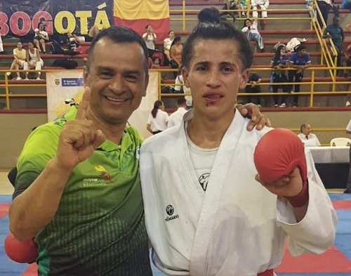 Carlos Bayona, karateka.