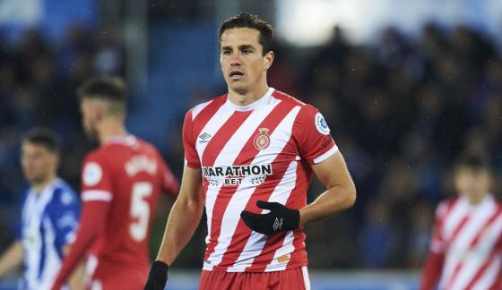 Bernardo Espinosa con el Girona