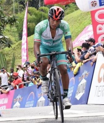 Edwin Patiño, ciclista.