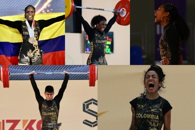 Lluvia de medallas en el mundial de Halterofilia