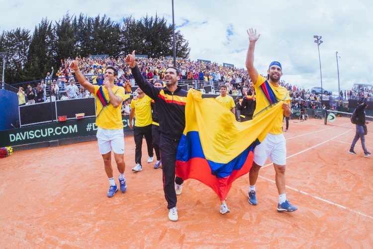 Colombia lista para recibir a Reino Unido en Copa Davis