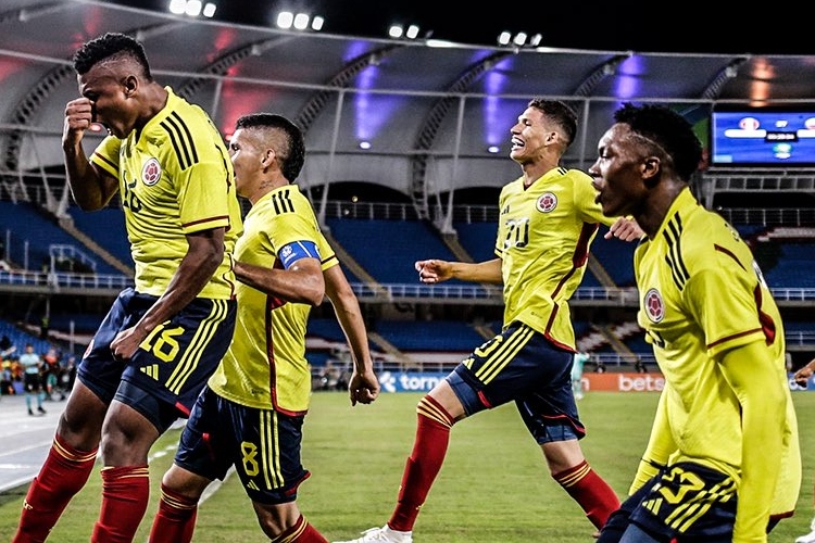 Colombia gana agónicamente en el Sudamericano sub 20