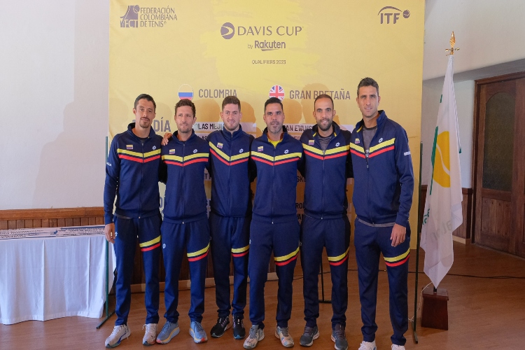 Definidos duelos entre Colombia y Gran Bretaña en Copa Davis
