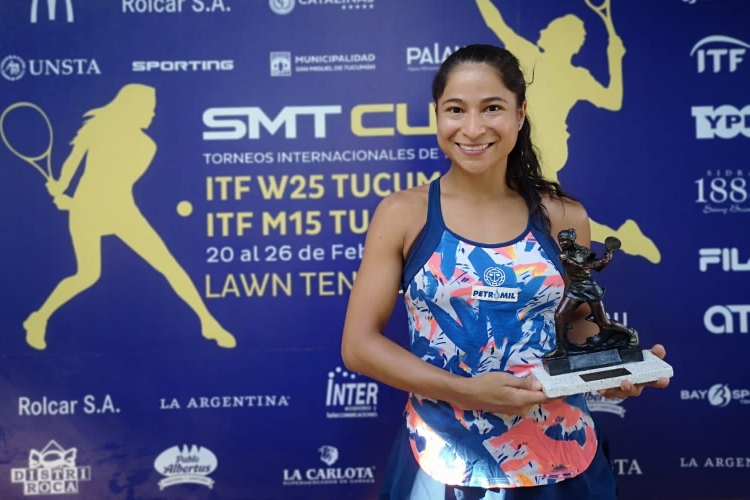 Mafe Herazo campeona en dobles del W25 de Tucumán