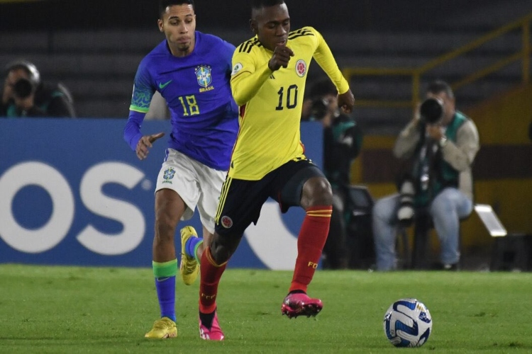 Colombia empata contra Brasil y clasifica al Mundial sub 20