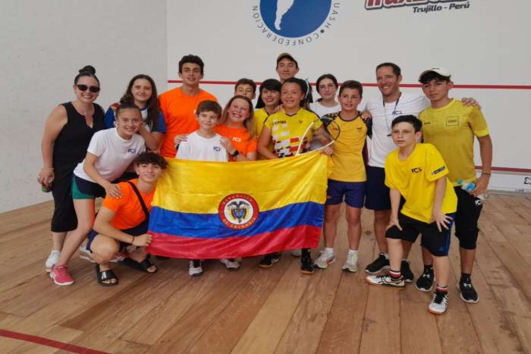 Colombia campeón del Sudamericano juvenil de squash