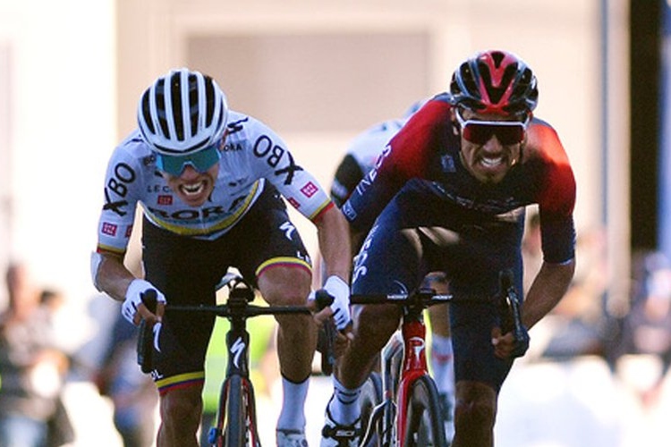 Dos colombianos en el top 10 de La vuelta al Algarve