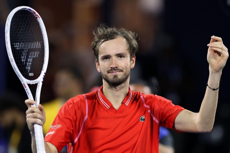 Daniil Medvedev detuvo a la 'bestia' Djokovic en el ATP de Dubái