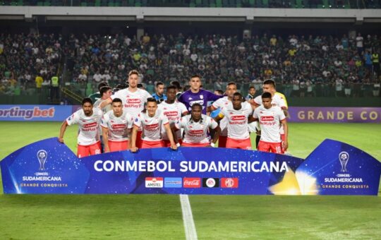 Copa Sudamericana: en tablas el partido entre Santa Fe y Goiás