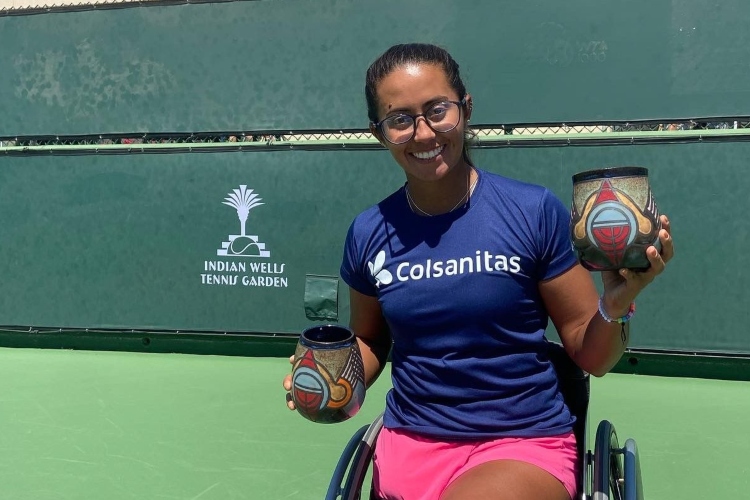 Júbilo: María Angélica Bernal campeona del Indian Wells Garden