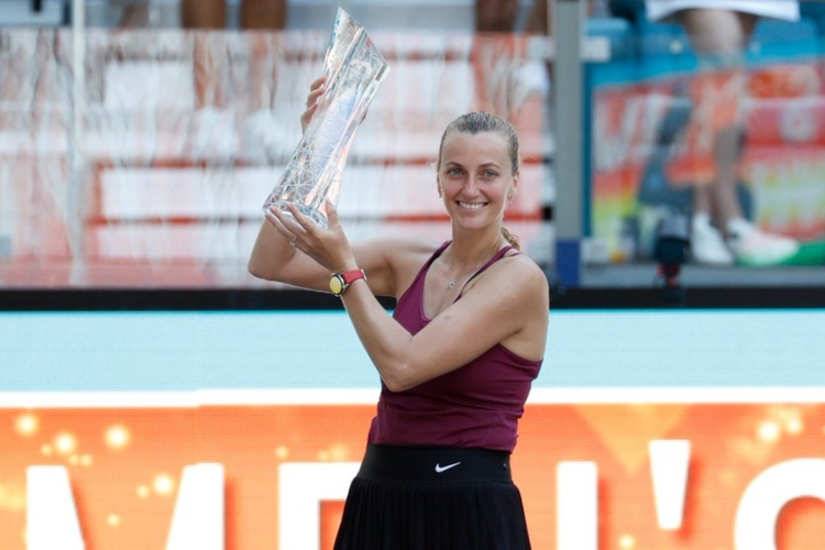 Petra Kvitova se coronó campeona del Masters 1000 de Miami