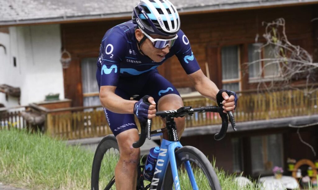Einer Rubio ciclista colombiano, etapa 15 del Giro de Italia
