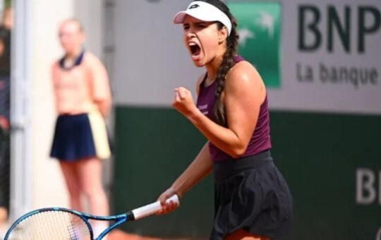 Gran remontada de María Camila Osorio en primera ronda del Roland Garros
