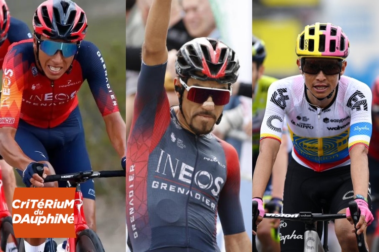 Buen día para los colombianos en la etapa reina del Critérium del Dauphiné: Egan respondió