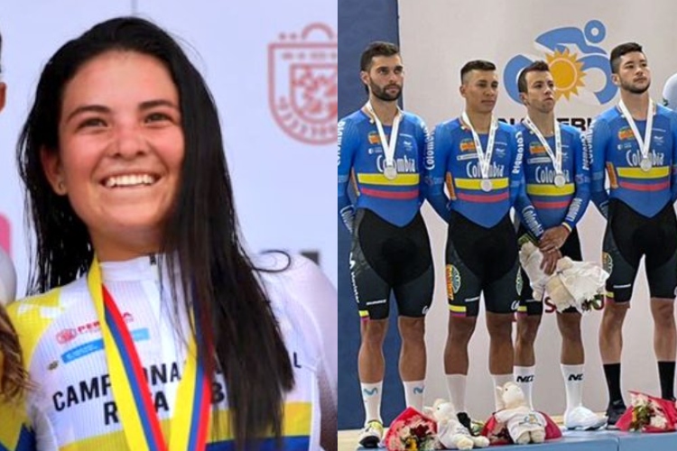 Dos platas sumó Colombia en el Panamericano de pista