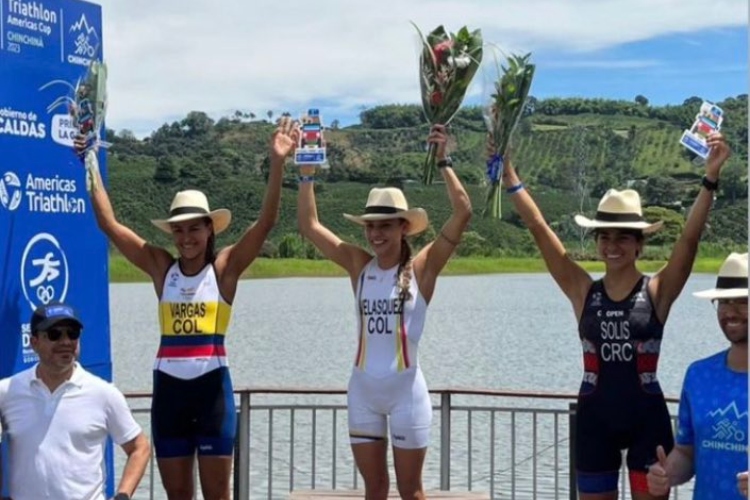Colombia campeona y subcampeona de la Copa América de Triatlón
