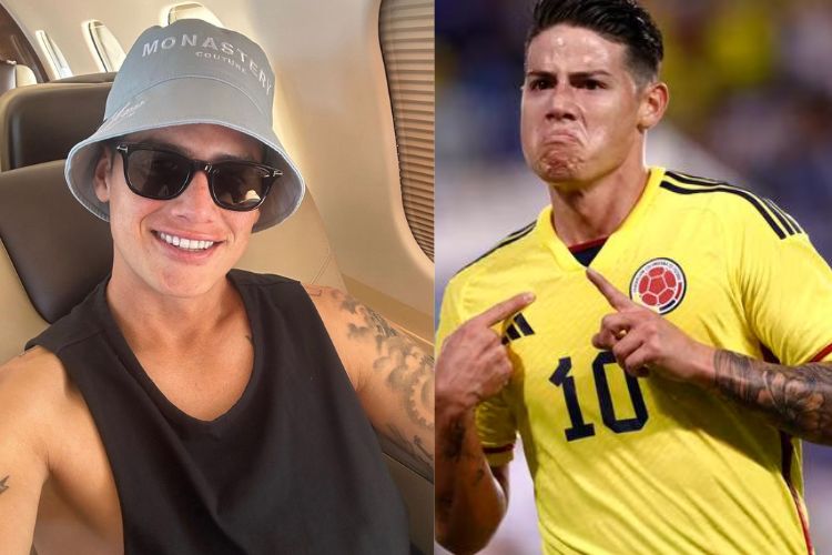 James Rodríguez, foto tomada de Twitter