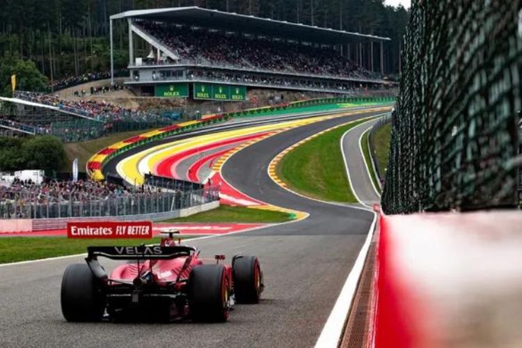 Circuito de Spa-Francorchamps, foto tomada de Twitter.