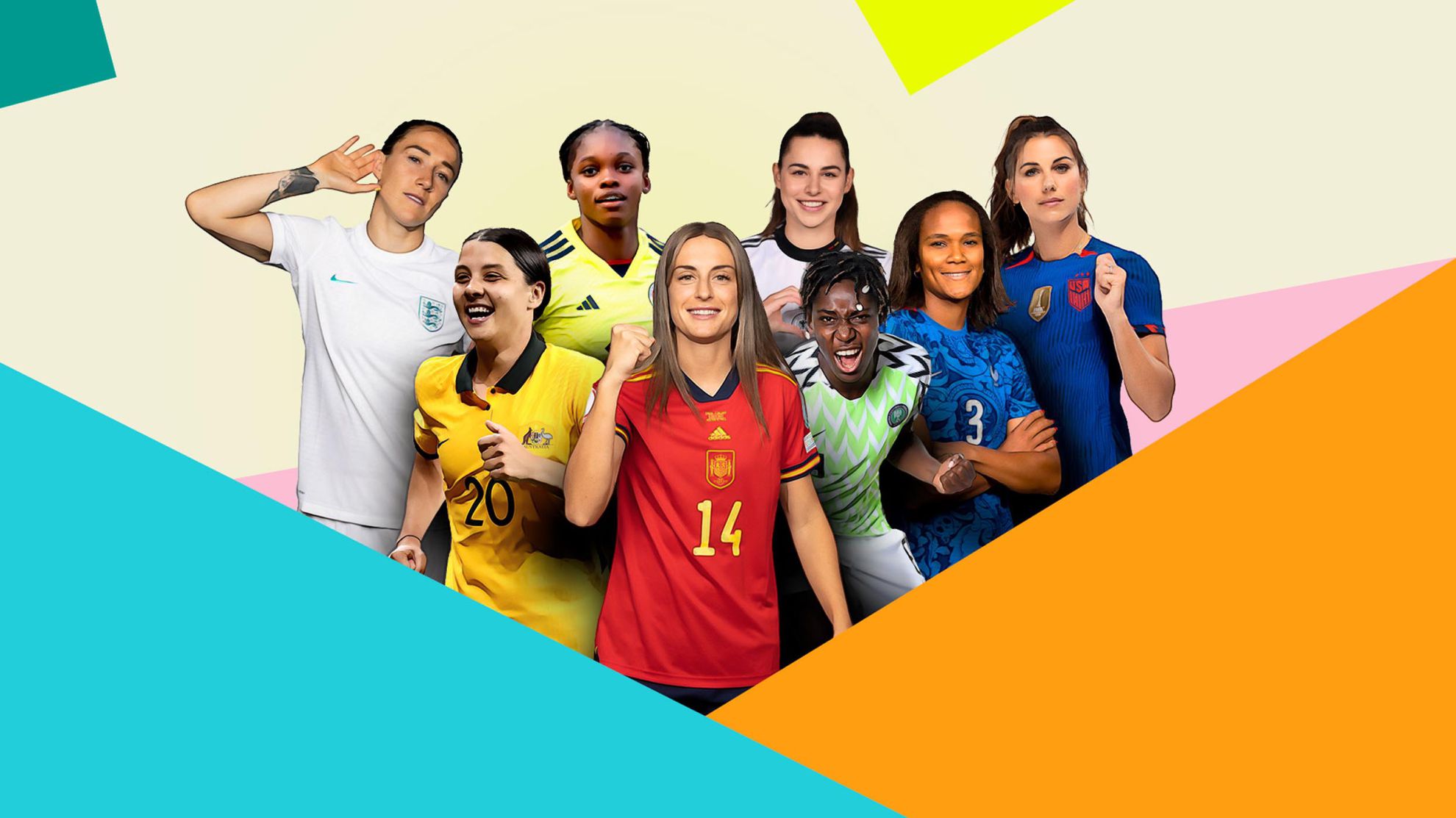 El cara a cara de las mejores jugadoras clasificadas a los cuartos de final del Mundial Femenino Australia-Nueva Zelanda 2023