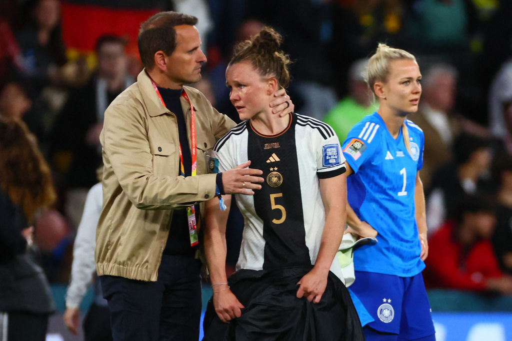 Selección de Alemania, quedó eliminada del Mundial Femenino, foto tomada de Twitter