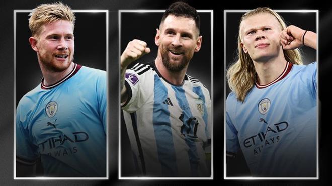Messi, Halland y De Bruyne nominados al jugador del año de la UEFA