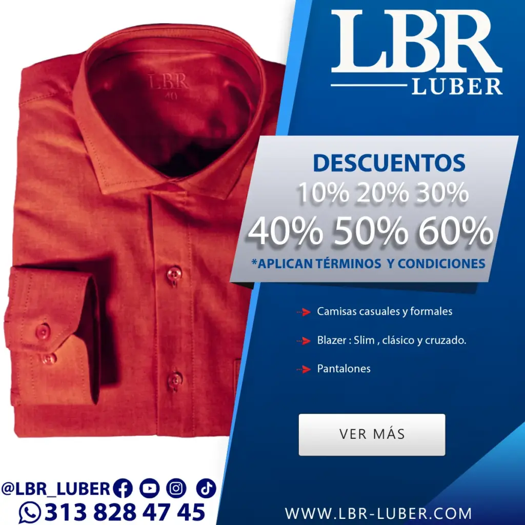 camisa-roja-Luber-LBR-Roja