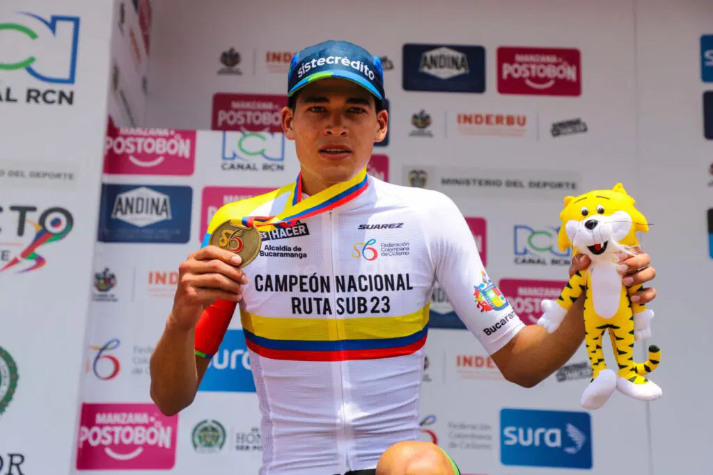 El ciclista risaraldense Kevin Castillo (Team Sistecrédito)