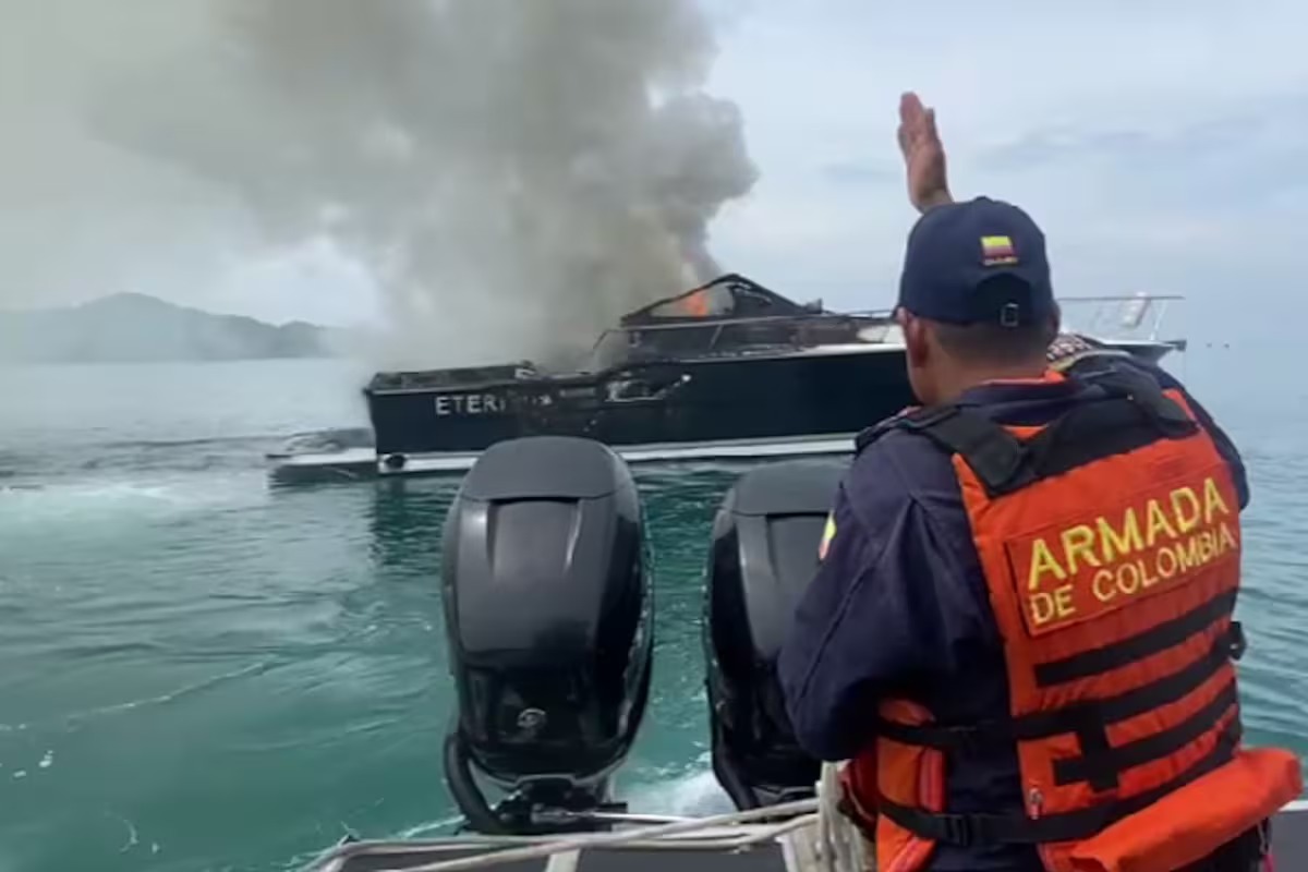 Armada colombina atiende emergencia en las islas del rosario
