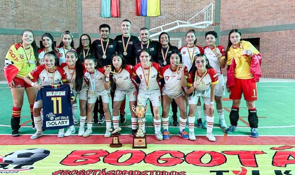 LAS REINAS DEL FUTSAL Bogotá dominó el campeonato y superó a Boyacá en la final.