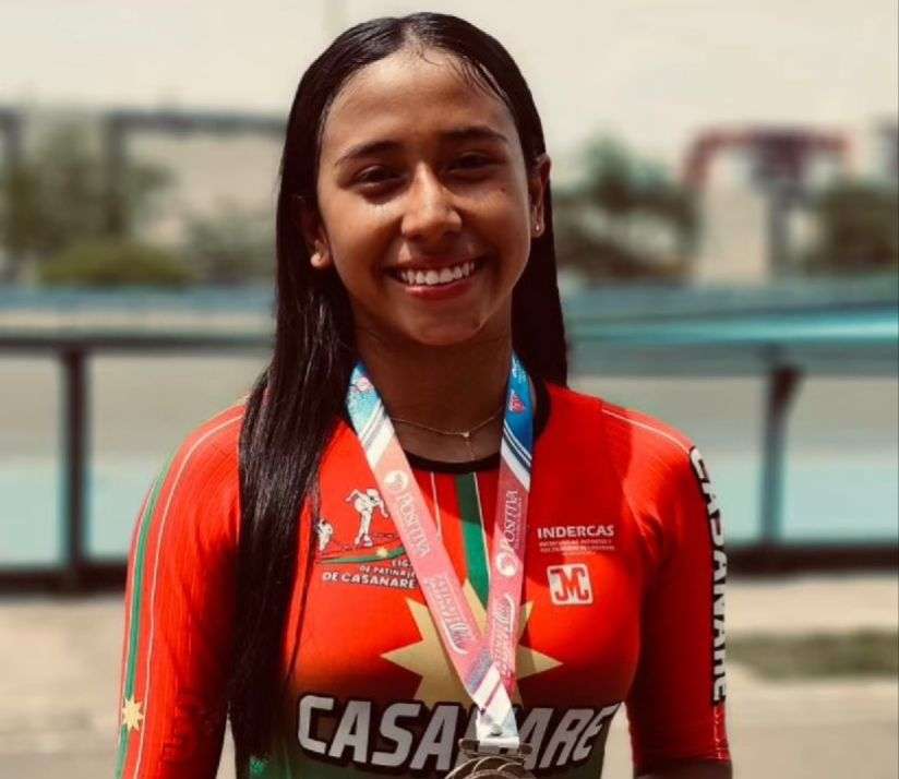 Promesa del patinaje en el llano