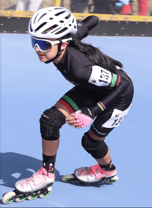 Angélica, deportista destacada.