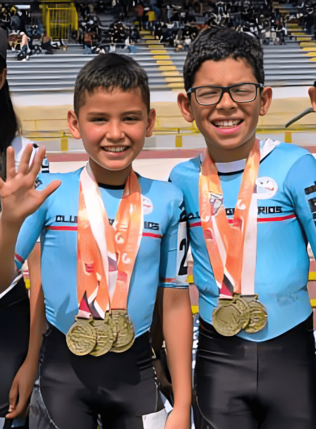 Matías Infanzón y Heyner Sebastián Vargas, deportistas destacados.