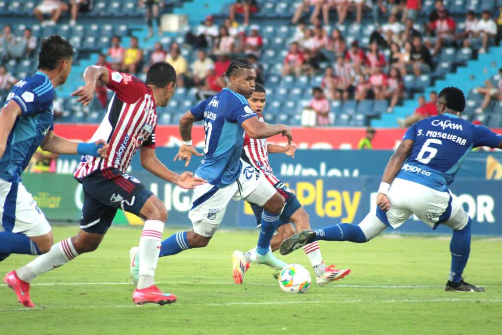 Atlético Junior vs Millonarios F.C,09-03-2025. LBP I_2025 Liga BetPlay DIMAYOR I 2025 / BetPlay DIMAYOR League I 2025