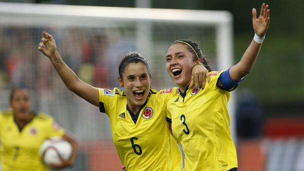 Mujeres colombianas futbolistas