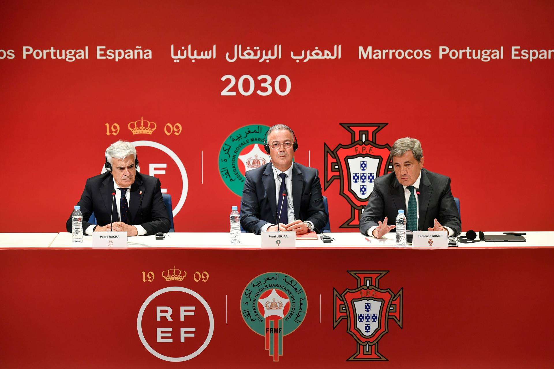 Marruecos, Portugal y España firman el acuerdo de candidatura
