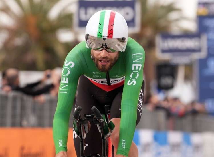 Tirreno-Adriático; el italiano Filippo Ganna se quedó con la etapa 1 - Foto: Tomada de https://www.tirrenoadriatico.it/en/