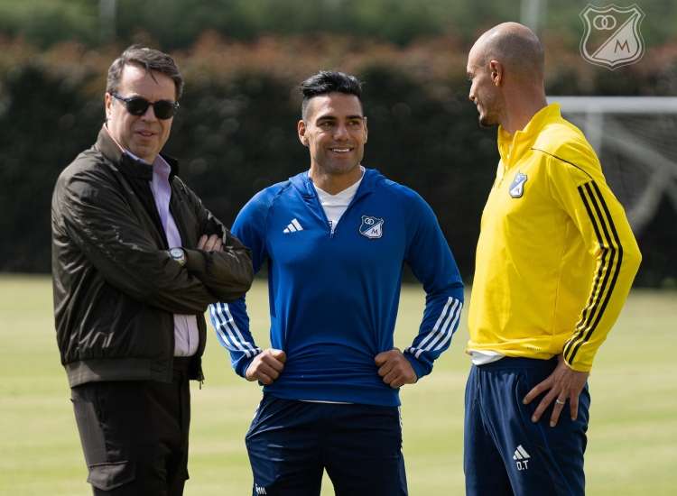 Buen ambiente en Millonarios entre directivas y jugadores - Foto: Tomada de @MillosFCoficial