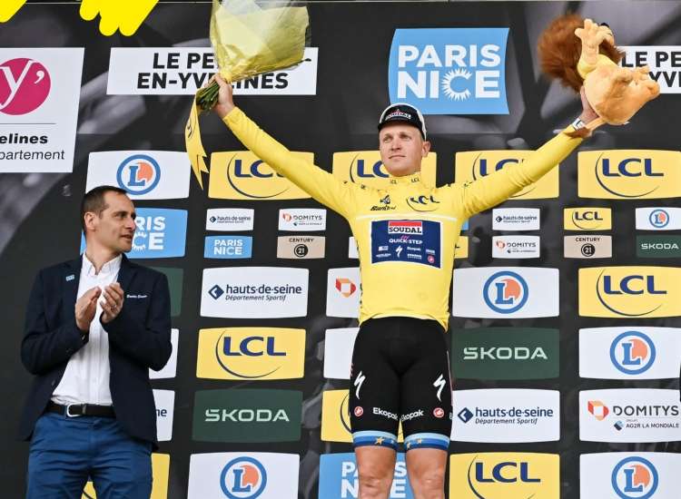 El belga Tim Merlier se quedó con la primera etapa de la París-Niza - Foto: Tomada de @ParisNice