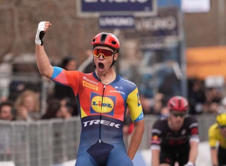 Tirreno-Adriático: Jonathan Milan ganó la segunda etapa y Ganna sigue líder - Foto: Tomada de @TirrenAdriatico