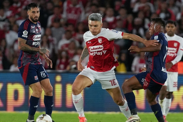 Santa Fe y Medellín empatan en la ida de la final