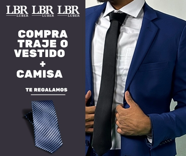 compra vestido +camisa lleva corbata