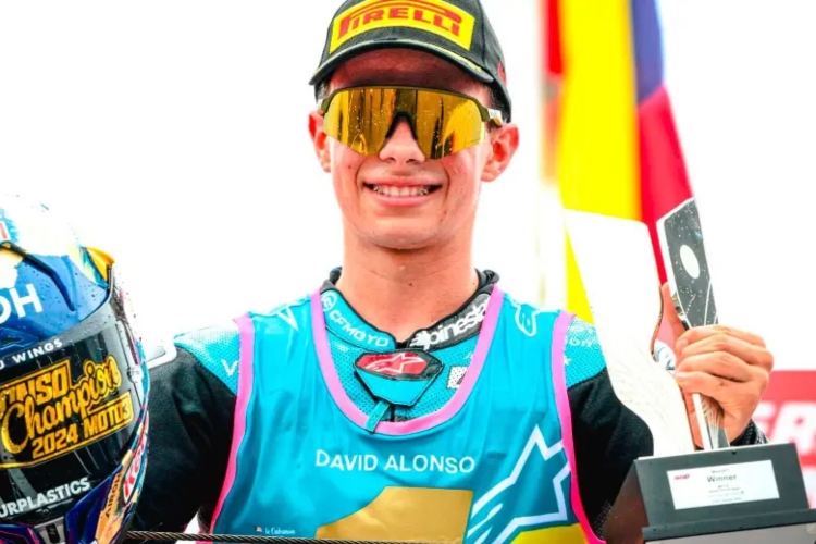 David Alonso desafió la velocidad y puso a Colombia en lo más alto
