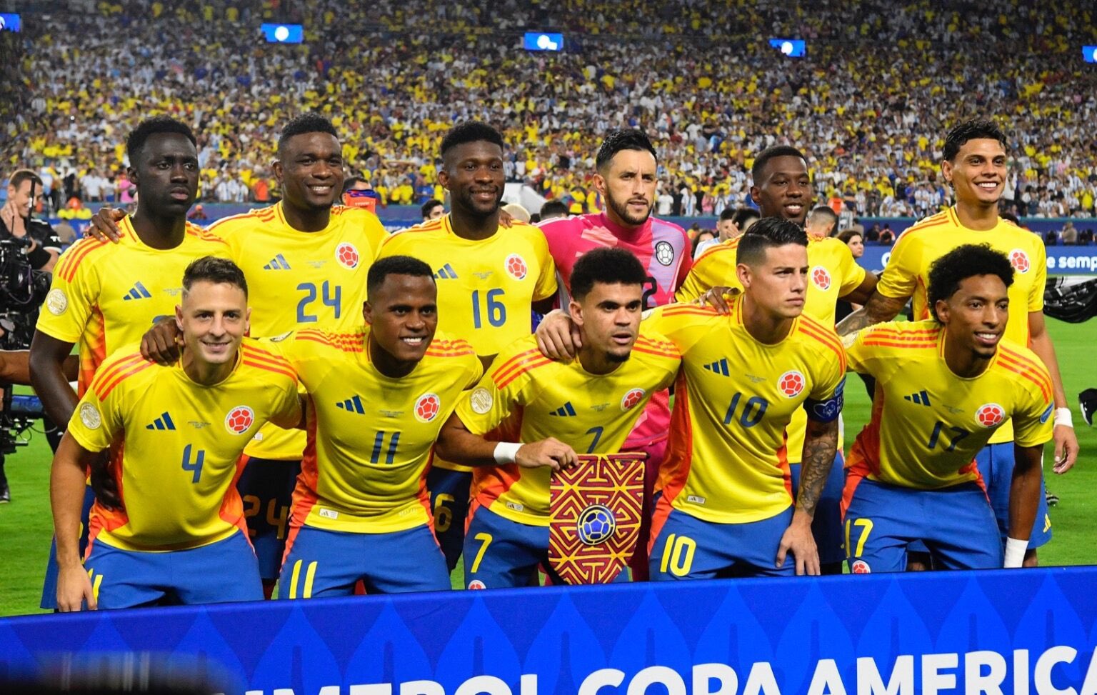 SELECCIÓN COLOMBIA 16 DE JULIO