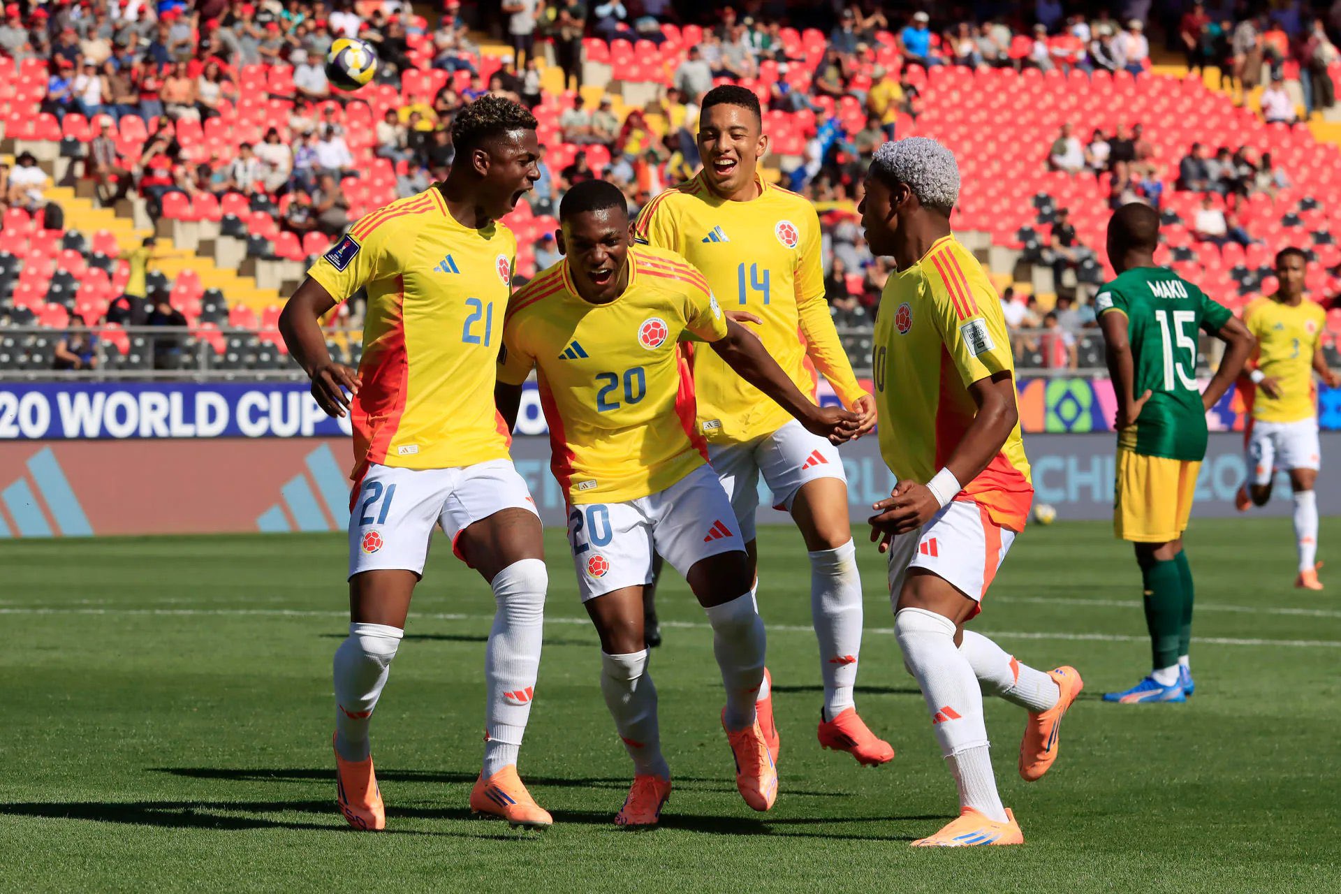 Colombia venció a Sudáfrica y jugará los cuartos de final del Mundial Sub-20 -