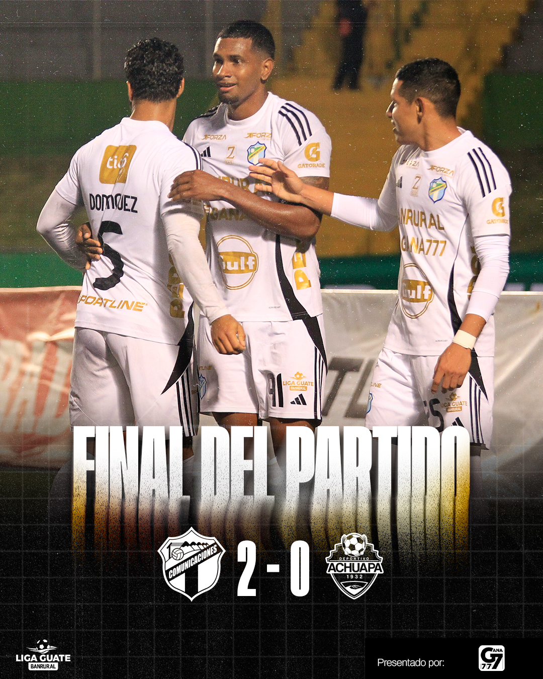 Comunicaciones vuelve a ganar y respira con autoridad ante Achuapa