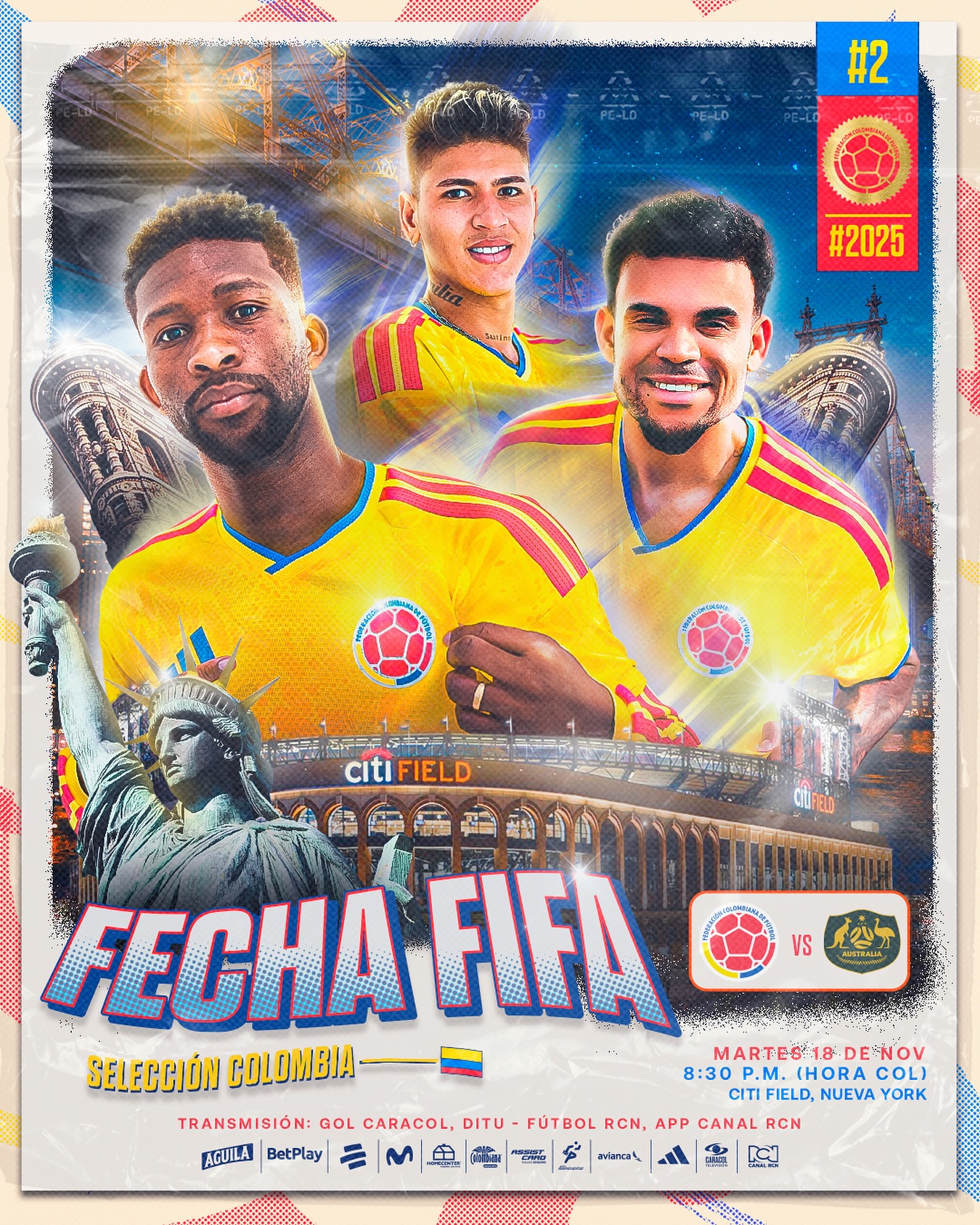 Selección Colombia jugará su último partido del 2025 en USA