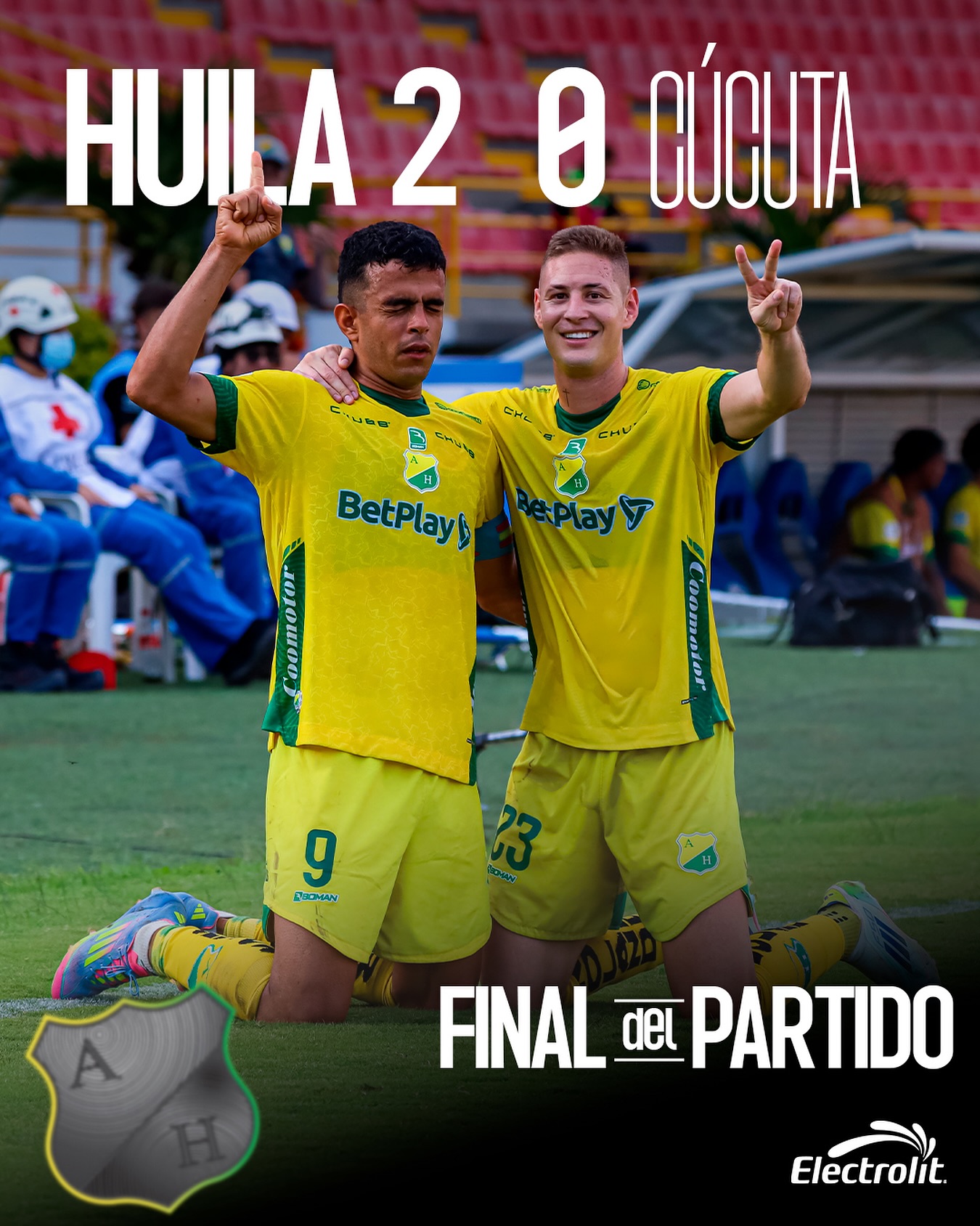 Huila derrotó a Cucuta y sigue con opción de clasificar a la final