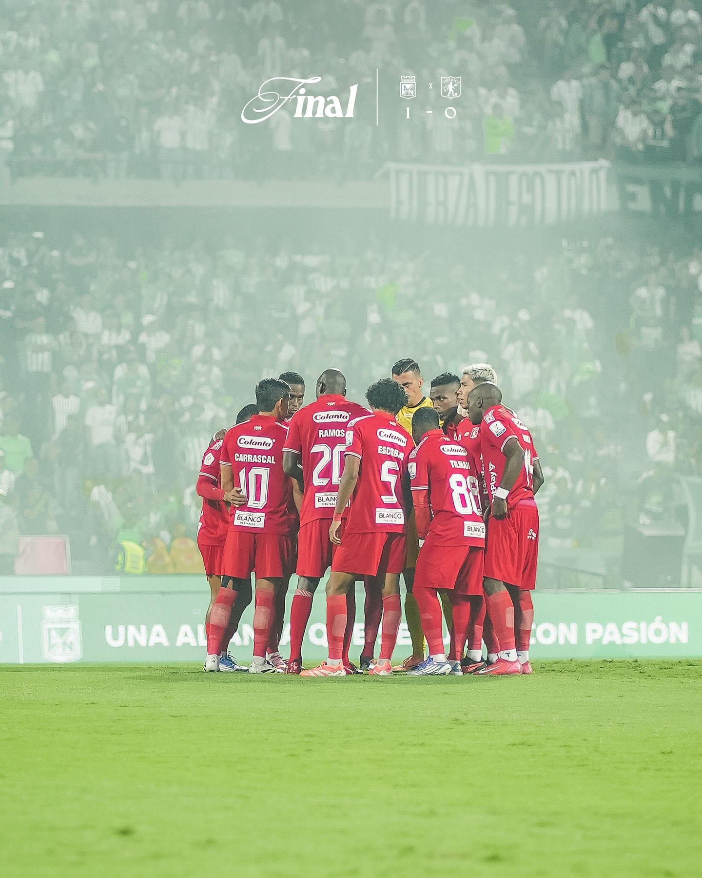 América de Cali perdió por la mínima diferencia ante Nacional