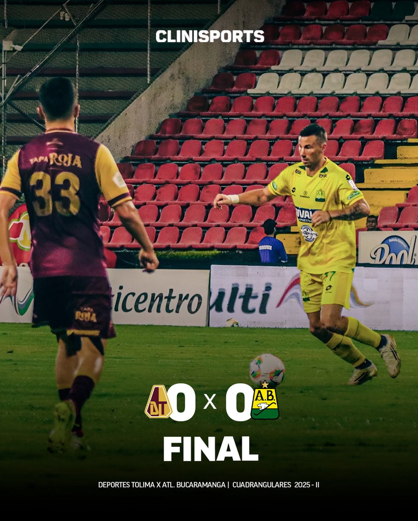 Bucaramanga sacó valioso empate en su visita a Tolima