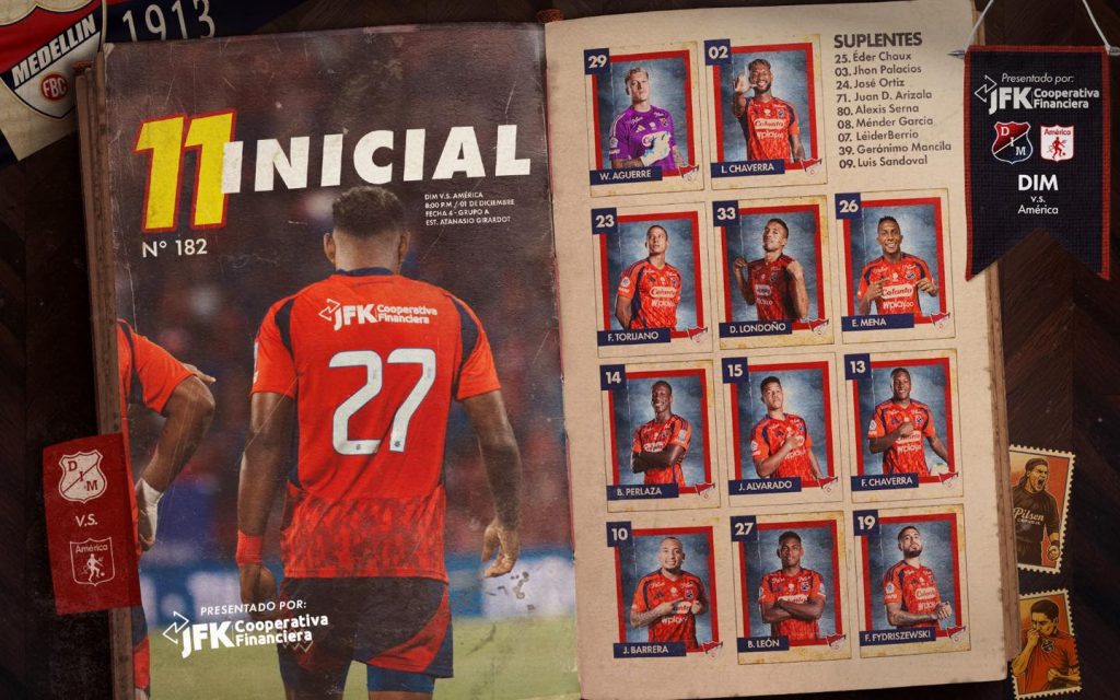 Medellín listo para el partido ante América de Cali